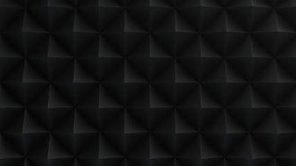 Obraz premium 3D rendered image of a geometrical abstract background consisting of pyramid shaped object with 3D lighting