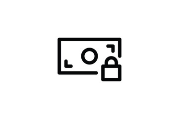 Antivirus Outline Icon - Payment Safe