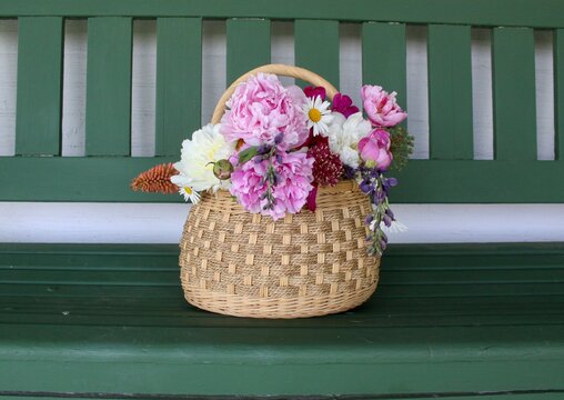 basket of flowers