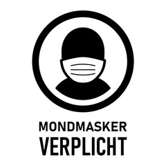 Mondmasker Verplicht (