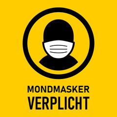 Mondmasker Verplicht (