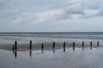 Brancaster beach in North Norfolk, UK