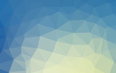 Light Blue, Green vector triangle mosaic texture.