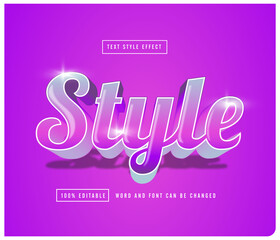 Fototapeta premium style purple Text effect editable premium free downloa