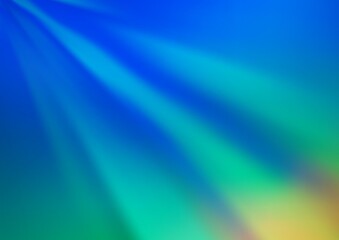 Light Blue, Green vector glossy abstract template.