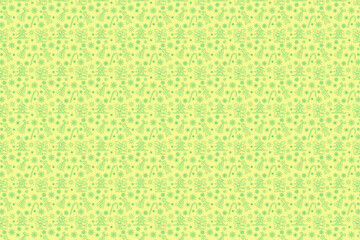 green christmas and new year seamless pattern