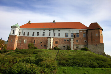Fototapeta na wymiar Royal Castle in Sandomierz in Poland