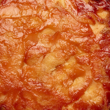 Baked Pie Texture With Quince Slices