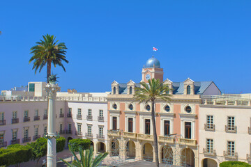 Fototapeta na wymiar Plaza de la Constitución de Almería, España