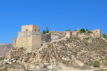 Fototapeta na wymiar Alcazaba de Almería, España