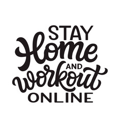 Stay home and workout online