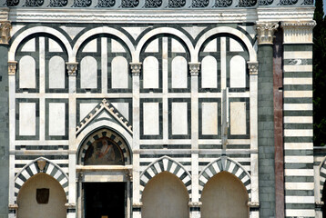  the Basilica of Santa Maria Novella is one of the most important churches in Florence by Leon...
