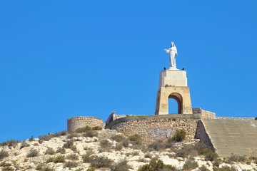 Fototapeta na wymiar Cerro de San Cristóbal, Almería, España