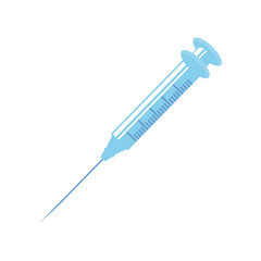 medical syringe medicine treatment equipment isolated detailed icon