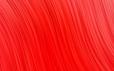 Light Red vector pattern with lines, ovals.