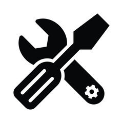 Service Tools vector icon illustration