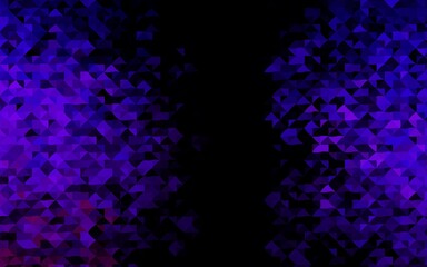 Dark Purple vector pattern in polygonal style.