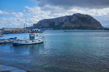 touristic port of Mondello, Palermo, Sicily