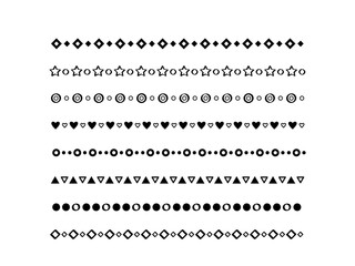 シンプルな飾り罫