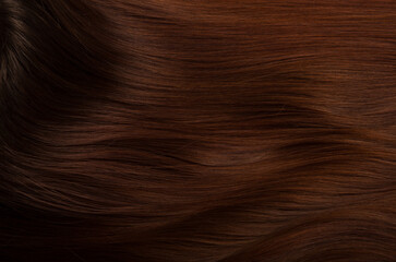 Naklejka premium Brown hair. Textures, background