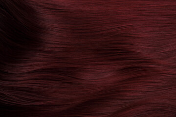 Naklejka premium Hair red. Textures, background
