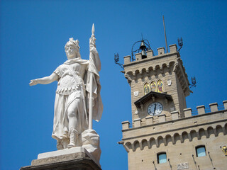 Fototapeta na wymiar San Marino, Italy, details