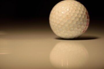 reflection of golf ball