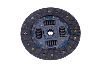 Clutch disc on a white background, isolated.