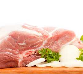 meat white background