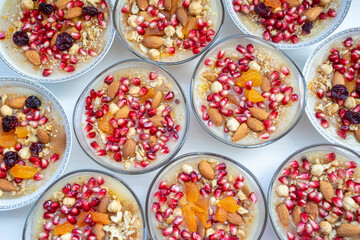 Traditional delicious Turkish dessert; Ashura (Asure)