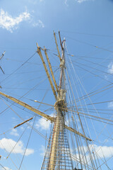 Fototapeta premium Ship Mast Rising High