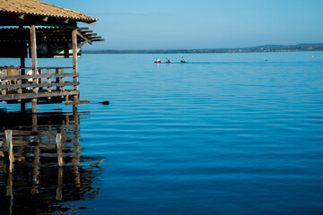 pier in the river