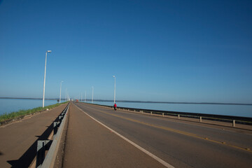 driving on the highway 