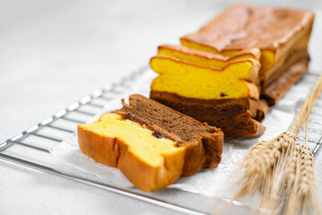 Spiku or Lapis Surabaya traditional cake from Indonesia