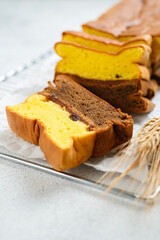 Spiku or Lapis Surabaya traditional cake from Indonesia