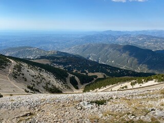 Naklejka premium Vallée du du sommet du Mont Ventoux