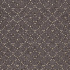 Metallic Champagne Gold Pattern on Leather Texture Background, Digital Paper