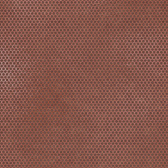 Fototapeta premium Metallic Copper Pattern on Leather Texture Background, Digital Paper