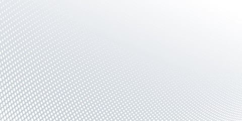 Abstract geometric white background with dynamic wave halftone decoration. Modern corporate concept vector design for presentation design, banner, web header, and much more