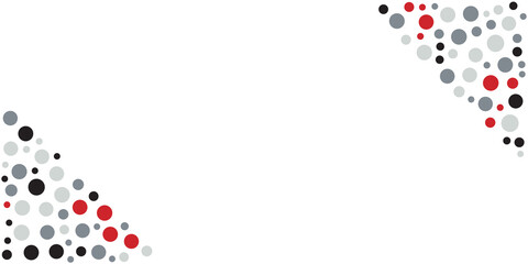 Red black grey dot pattern abstract on white background for presentation design template