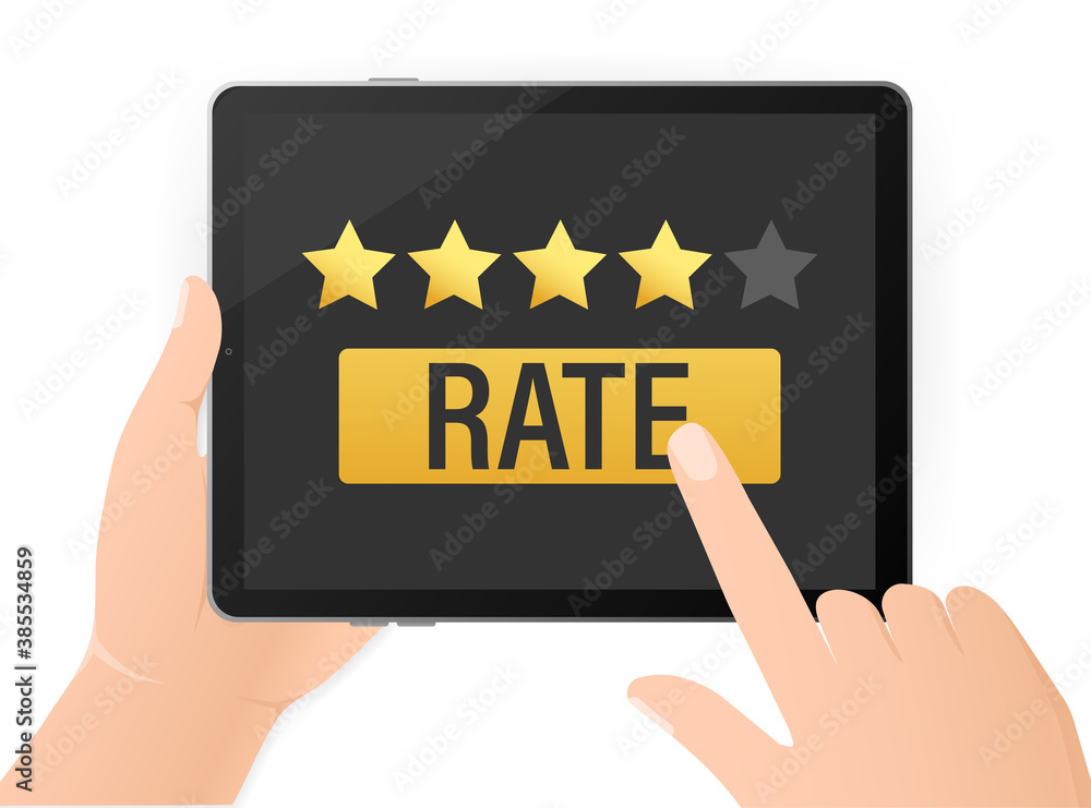 Poster icon for concept design. flat rate tablet for mobile device design. mobile device concept. vector il