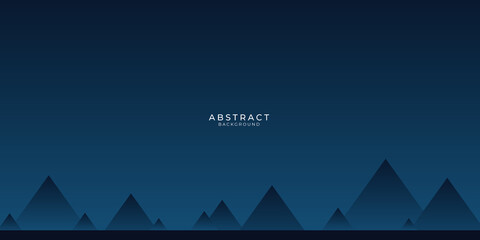 Modern dark blue abstract presentation background with business corporate concept and triangle mountain. Vector illustration design for presentation, banner, cover, web, flyer, card, poster, game