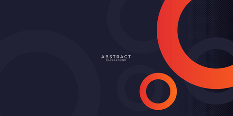 Modern orange blue black abstract presentation background. Suit for social media post stories and presentation template.
