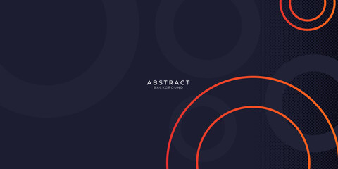 Modern orange black blue abstract presentation background for business template