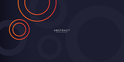 Modern orange black blue abstract presentation background for business template