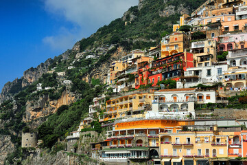 Fototapeta na wymiar Positano town, Amalfi coast, Italy