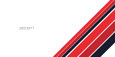Obraz premium Red white and blue abstract background vector with blank space for text