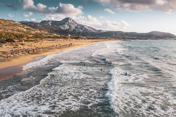 Surfen in Falassarna Strand Kreta © DanielStohl