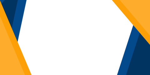 Modern blue yellow abstract presentation background with business corporate concept for design template