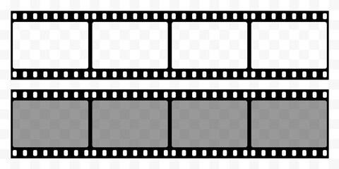 Obraz premium Film strip.Filmstreifen.Film strip icon.Video tape photo film strip frame vector.Vector illustration